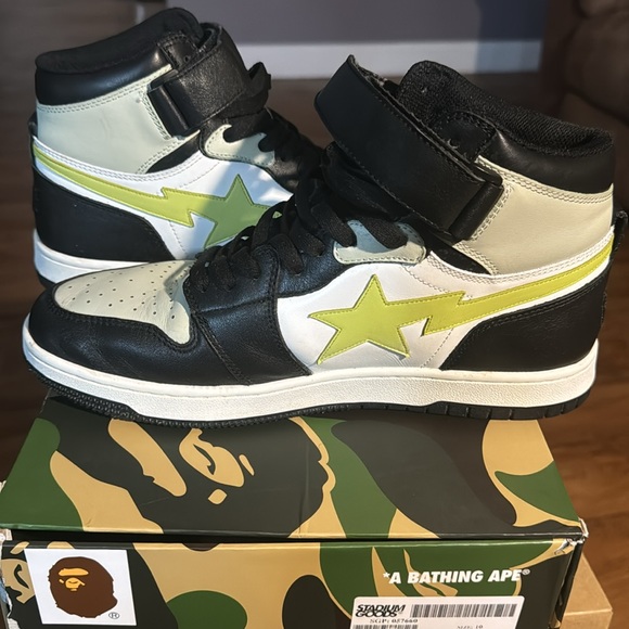 100% Authentic Bape Block Sta Hi Sz. 10 - Picture 10 of 10